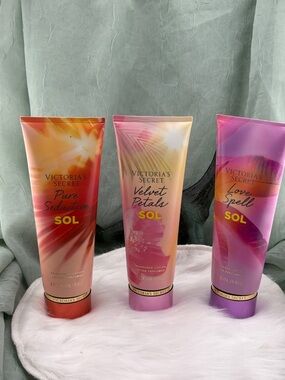Victoria's Secret Fragrance Lotion SOL Trio | 8 fl oz | NWT SEALED